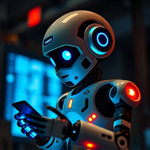 A coding robot toy with programmable features and LED lights