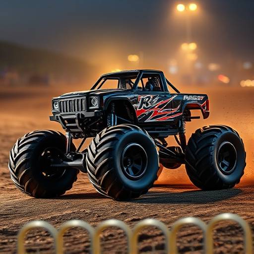 A remote control monster truck ready for action