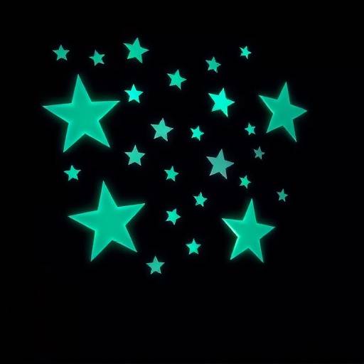 Glow in the Dark Star Stickers