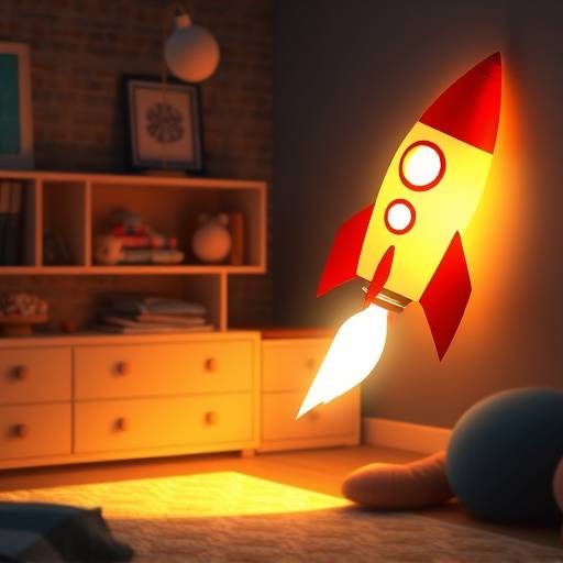 Rocket Night Light